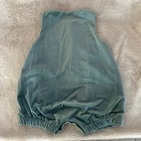 Baby Boy Velvet Winter Romper